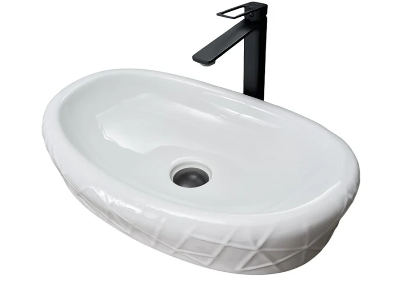 Раковина GID Creativo 777s 60 см белая - фото 1