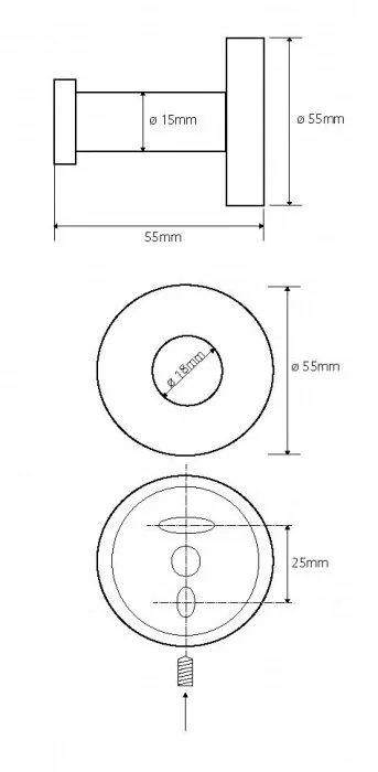 Крючок для ванной Bemeta Neo хром - фото 2