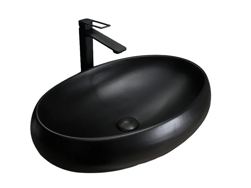Раковина GID Lago Bm9030a 60 см черная - фото 1