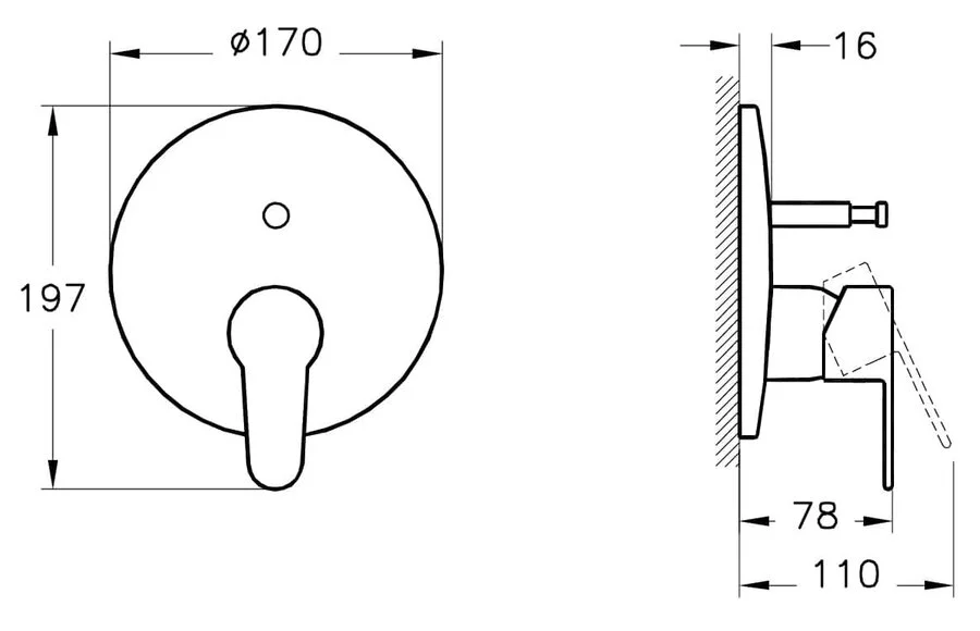 Душевой комплект VitrA Win S с внутренней частью, нет в наличии - фото 5