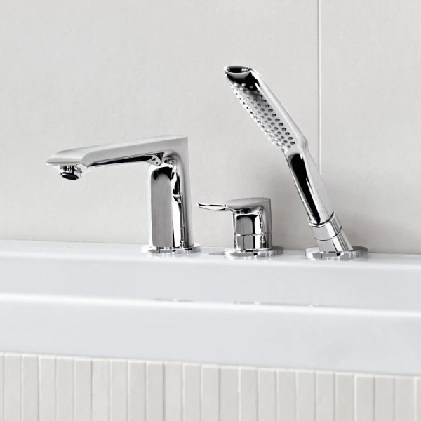 Смеситель для ванны Hansgrohe Metris 31190000 на борт - фото 4