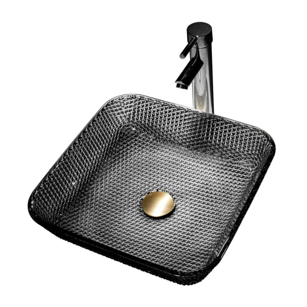 Раковина Abber Glas AK2311 39 см квадратная - фото 3