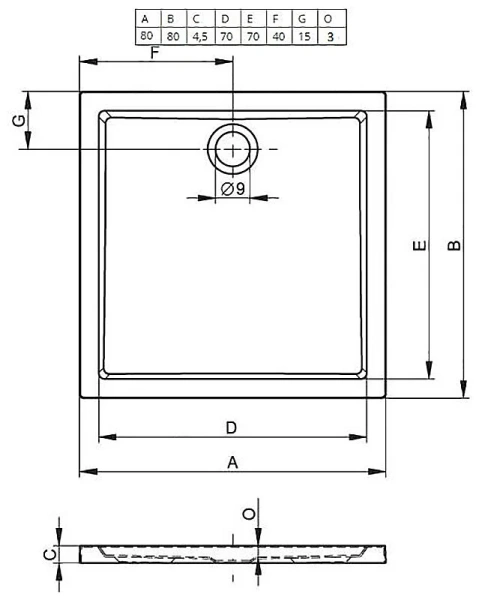 Душевой поддон акриловый Riho Zurich 256 140x90 см - фото 2