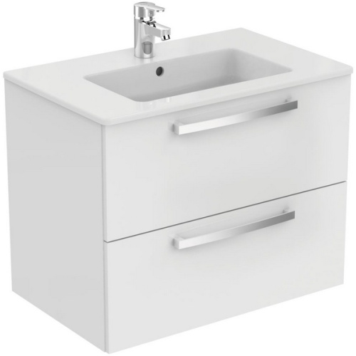 Тумба с раковиной подвесная Ideal Standard Tempo E0537 70 см с 2-мя ящиками - фото 4