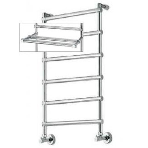 Полотенцесушитель водяной цвет:хром Margaroli 370-442-6, 6 секций с полкой - фото 1