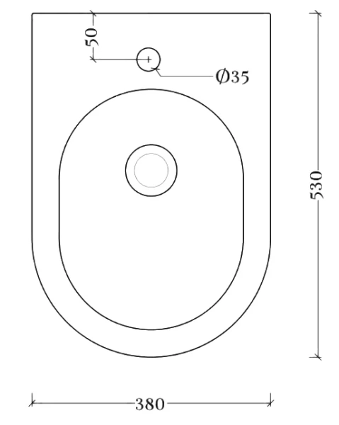 Биде подвесное ArtCeram Chic черный матовый - фото 3