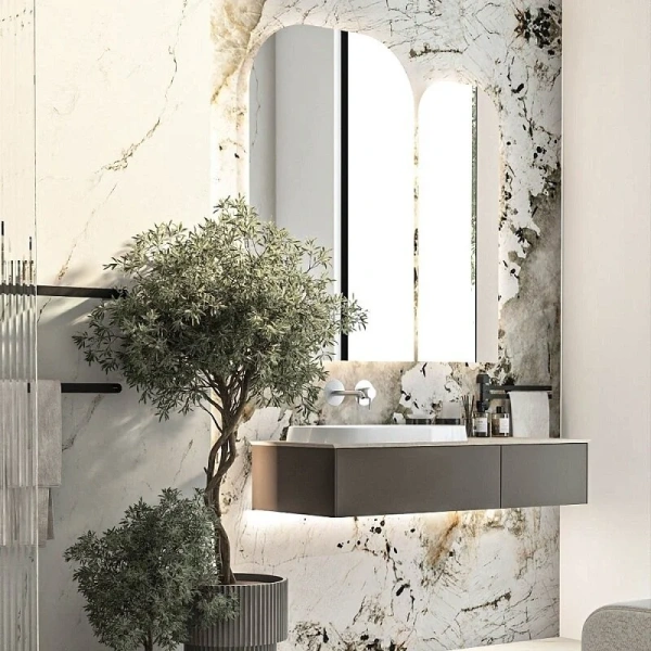 Смеситель для раковины Kerama Marazzi Eterna нержавеющая сталь - фото 4