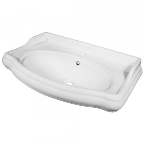 Раковина керамическая, цвет белый, Tessoro Ретро 80 - фото 71