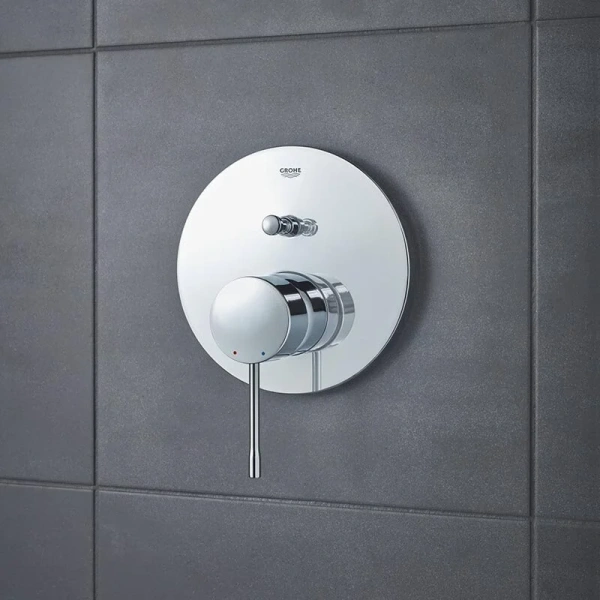 Смеситель для ванны встраиваемый хром Grohe Essence New , хром - фото 4