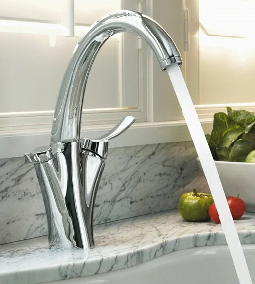 Смеситель для кухни Jacob Delafon Carafe однорычажный, матовая сталь - фото 4