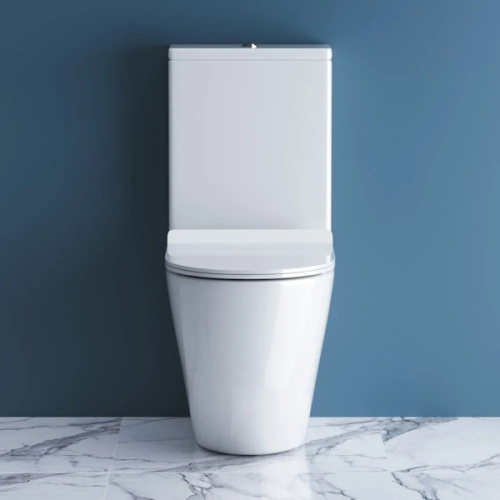 Унитаз компакт Belbagno Sfera-R BB2141CPR безободковый, фаянс, керамика - фото 9