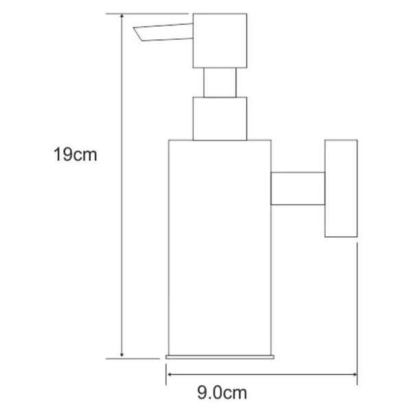Дозатор для мыла WasserKRAFT K-1399 антивандальный - фото 3