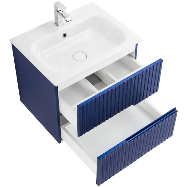 Тумба под раковину подвесная Cezares Duet 60 см Sapfiro, 55 см - фото 6