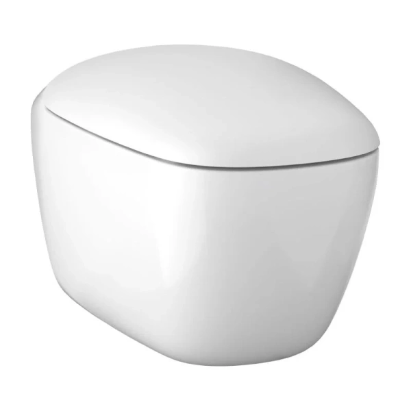 Унитаз подвесной Geberit Citterio 500.510.01.1 безободковый - фото 1