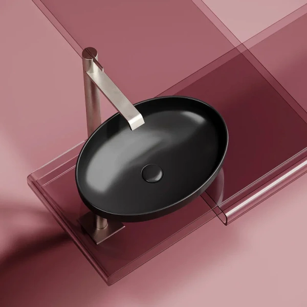 Раковина Ceramica Nova Element 50 см черная матовая - фото 3