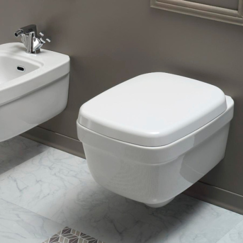 Унитаз подвесной, цвет белый, Simas Evolution EVO18 BI, подвесные - фото 2