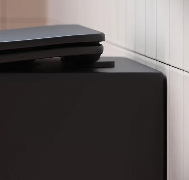 Унитаз подвесной Ceramica Nova Play черный матовый, с горизонтальным, прямым выпуском, с прямым выпуском - фото 7