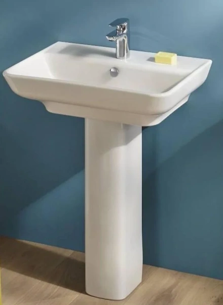 Раковина Jacob Delafon Struktura 55 см подвесная, в форме чаши, прямоугольной формы - фото 5