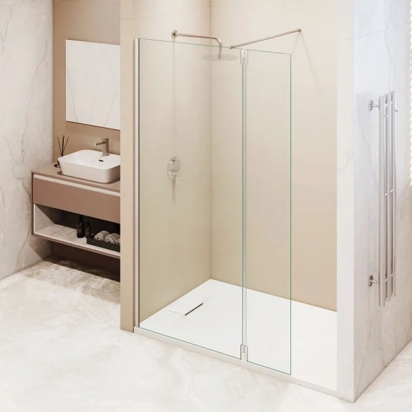 Душевая перегородка RGW Walk In WA-050 90 см профиль хром, 90 см - фото 4