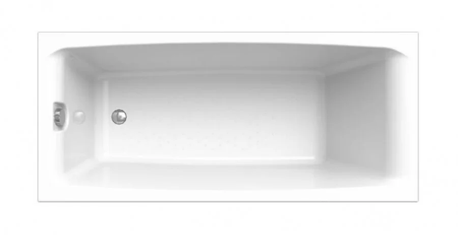 Ванна акриловая Vannesa Веста 160 х 70 см, прямоугольная с каркасом, белая, 2-01-0-0-1-242Р - фото 1