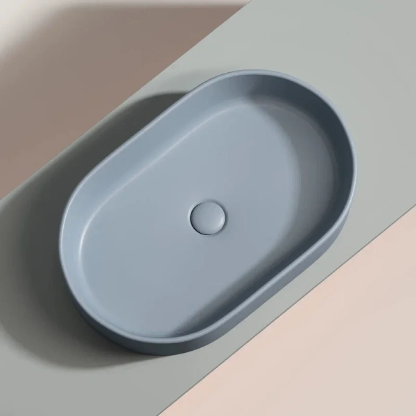 Раковина Ceramica Nova Element 60 см серо-голубая index_1 - фото 10