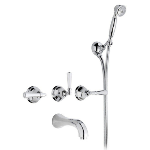 Смеситель для ванны, ручка 05 Metal, Nicolazzi Teide 1903