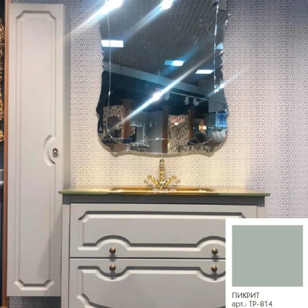 Шкаф-пенал подвесной Caprigo Firenze 30 см пикрит, правый, пристенные, высокие - фото 6