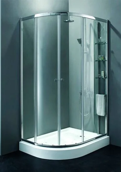 Душевой уголок Cezares Anima 120x100 см стекло рифленое правый - фото 1