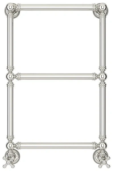 Полотенцесушитель водяной Сунержа Ренессанс 40х66 см без покрытия, для систем горячего водоснабжения, для систем отопления, с нижним подключением - фото 5