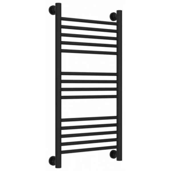 Полотенцесушитель водяной Сунержа Богема+ 40x80 см прямая перемычка, матовый чёрный - фото 1