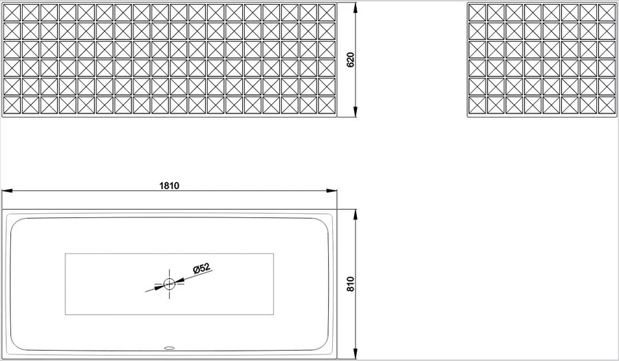 Ванна стальная Bette Loft Ornament 181 x 81 х 42 см, с шумоизоляцией, с декоративными панелями с объемным тиснением, для стандартного слива-перелива, белый, М3172-000 CFXX6A, прямоугольные - фото 5