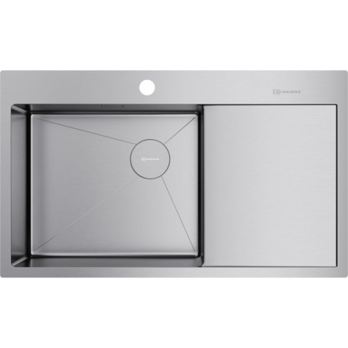 Мойка для кухни Omoikiri Akisame 86-IN-L 86 см левая нержавеющая сталь - фото 1
