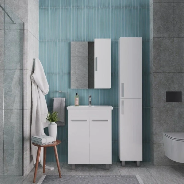 Тумба под раковину напольная Grossman Neo 60 см белая - фото 3