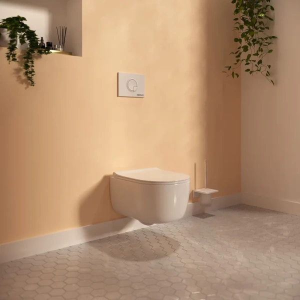 Инсталляция для унитаза Berges Novum клавиша R1 белая - фото 4