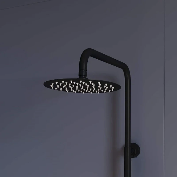 Душевая стойка RGW Shower Panels SP-24B черная, с изливом - фото 5