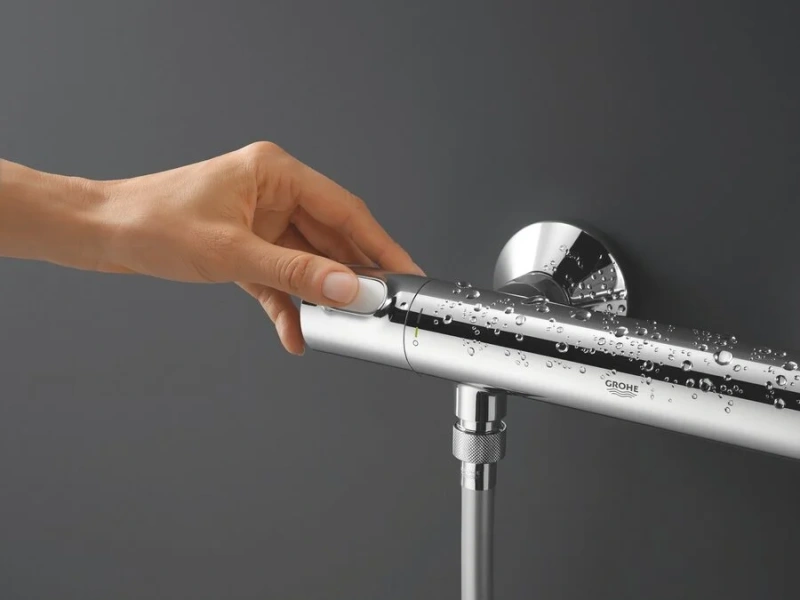 Смеситель для душа Grohe Grohtherm 500 хром, из латуни, округлая форма - фото 5