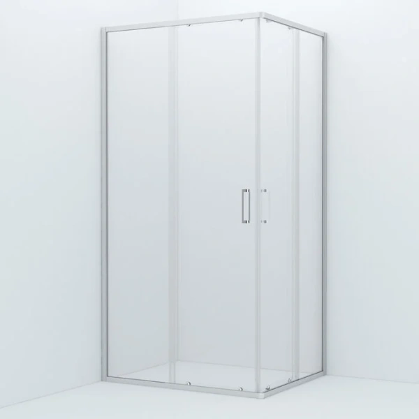 Душевой уголок IDDIS Zodiac 100х80 см глянцевый алюминиевый профиль - фото 1