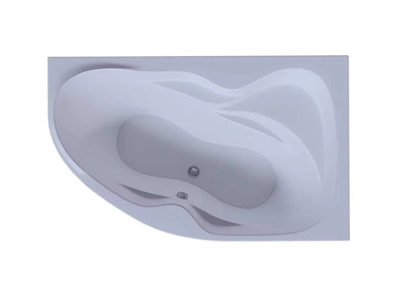 Ванна акриловая Акватек Вега 170x105 см с фронтальным экраном, правая, современныe, hi-tech - фото 3