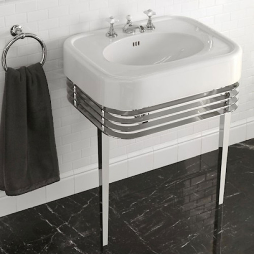 Раковина консоль Devon&Devon Blues IBLG(1-3)FBLUES, DEBLUES - фото 3