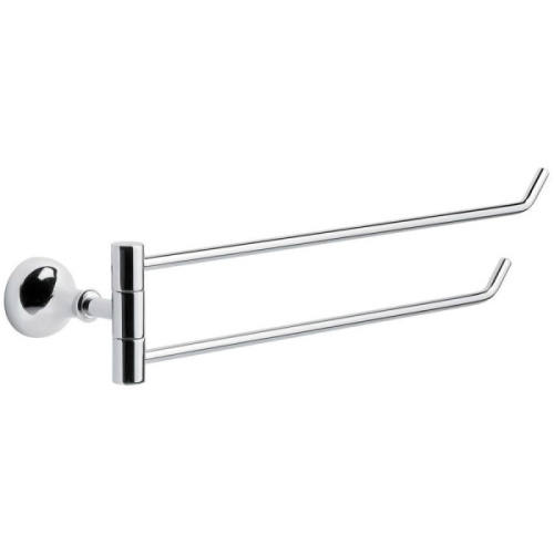 Полотенцедержатель двойной поворотный для ванной Emmevi DC014 - фото 4