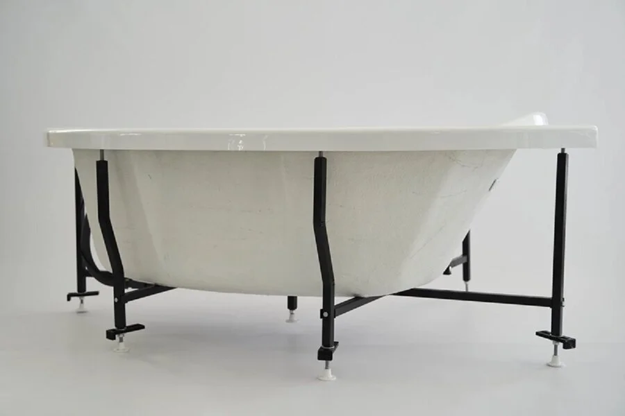 Акриловая ванна Радомир Алари 2-01-0-1-1-218/2-01-0-2-1-218, 168 х 120 см, L/R, с каркасом, белая index_1 - фото 10