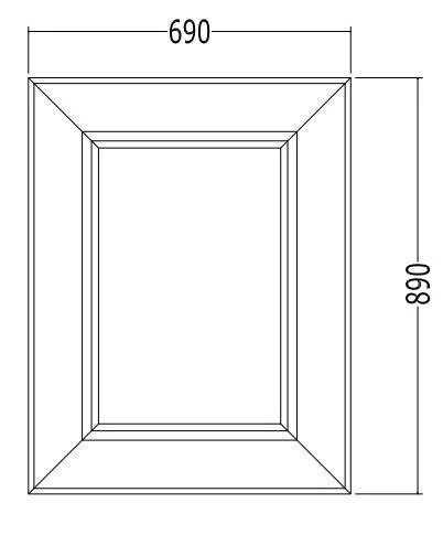 Зеркало для ванной Devon&Devon Edward SREDWARD - фото 2