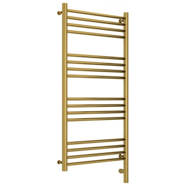 Полотенцесушитель электрический Сунержа Богема 3.0 50х100 см правый золото, лесенка, вертикальные - фото 4