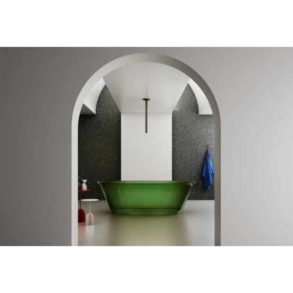 Ванна из полиэфирной смолы Abber Kristall 170x75 см зеленая, современныe, hi-tech - фото 2