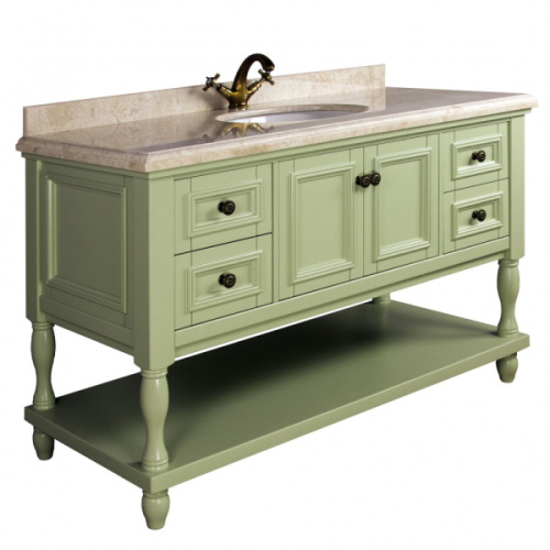 Тумба, цвет фисташковый, Tessoro EDEN, классика, ретро - фото 3