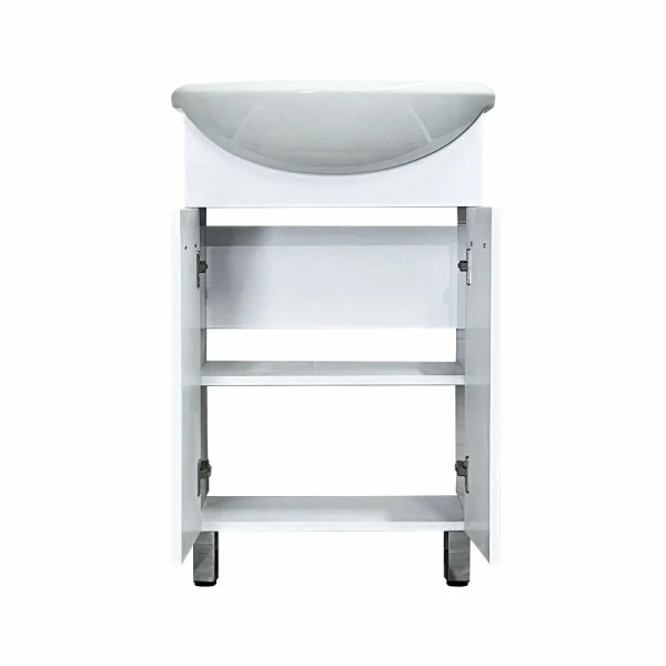 Тумба под раковину напольная Style Line Венеция 55 см белая - фото 4