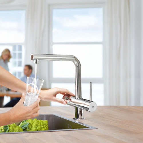 Смеситель для кухни,хром, GROHE Blue Minta Pure 31345002, современные, hi-tech - фото 3