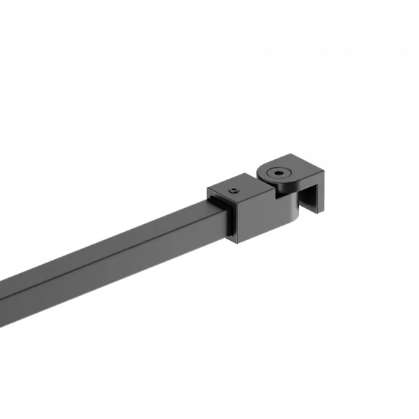 Душевая перегородка Berges Sky Black 90 см прозрачное стекло, профиль черный, прозрачные - фото 5