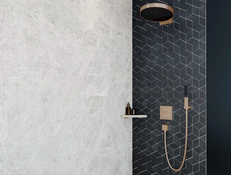 Лейка для душа Hansgrohe Rainfinity шлифованная бронза, современные, hi-tech - фото 4