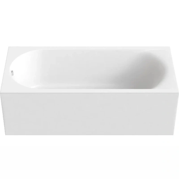 Ванна из литьевого мрамора BAS Афина 170х70 ВА00026 с ножками, цвет белый - фото 3
